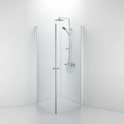 Duschdörr Ifö Space Rak SPVK med Knopp