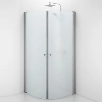 Duschdörr Contura Shower Space SBNF Bockad med Knopp