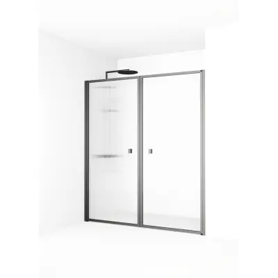 Duschdörr Macro Design Empire Saloon Nisch Linjeglas