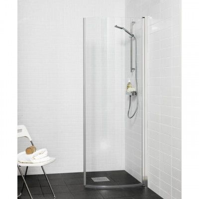 DUSCHDÖRR ORIGINAL ROUND KROM KLARGLAS 90 | Beijerbygg Byggmaterial