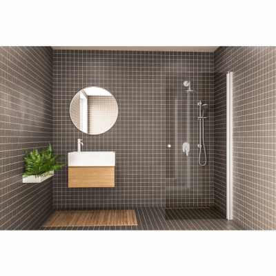 DUSCHDÖRR RAK 6MM 800 SMOKED | Beijerbygg Byggmaterial