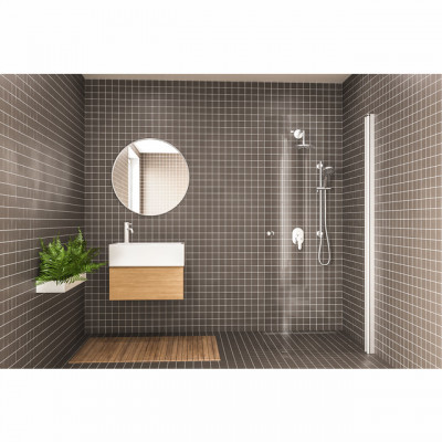 DUSCHDÖRR RUND 6MM 900 KLAR | Beijerbygg Byggmaterial