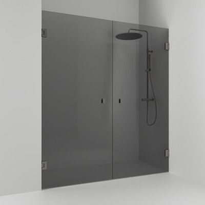 Duschdörr Svedbergs 180° Rak Dubbel