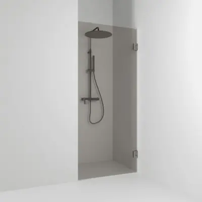 Duschdörr Svedbergs 180° Rak Enkel