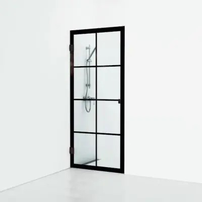 Duschdörr Svedbergs 180° Rista Rak Enkel