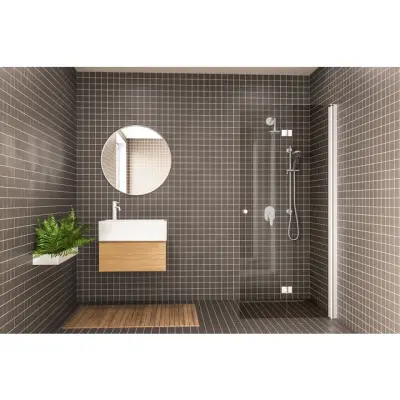 DUSCHDÖRR VIK 6MM 800 SMOKED DOMESTIC | Beijerbygg Byggmaterial