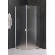 Duschhörna Etna i frostat härdat glas - 800x800x1900 mm