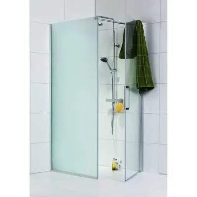 Duschhörna Noro Frost Concept Frostat+Klart glas