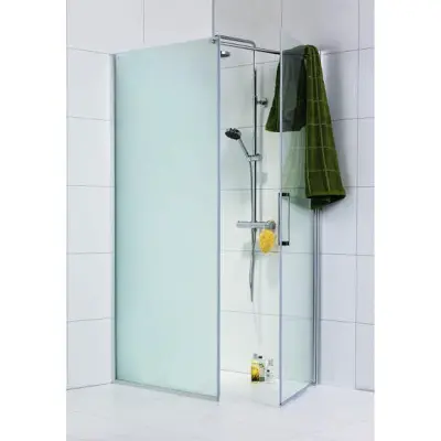 Duschhörna Noro Frost Concept Frostat+Klart glas