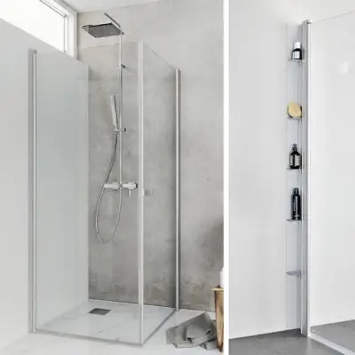 Duschpaket Hafa Duschhörn Igloo Pro med Duschhylla Place