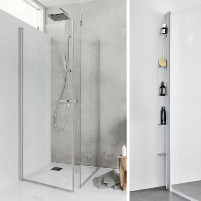 Duschpaket Hafa Duschhörn Igloo Pro ST med Duschhylla Place