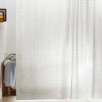 Duschdraperi Demerx Cat Eye 180x200 cm