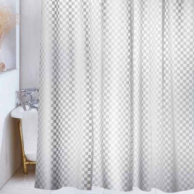 Duschdraperi Demerx Squares 180x200 cm