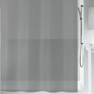 DUSCHDRAPERI GRÅ MIDGREY BIO 100% PEVA 180X200CM | Beijerbygg Byggmaterial