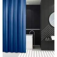 DUSCHDRAPERI PISLA BLÅ TEXTIL | Beijerbygg Byggmaterial