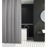 DUSCHDRAPERI PISLA GRÅ TEXTIL | Beijerbygg Byggmaterial