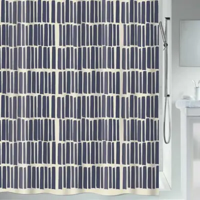 Duschdraperi Spirella Naho Blue 180x200 cm