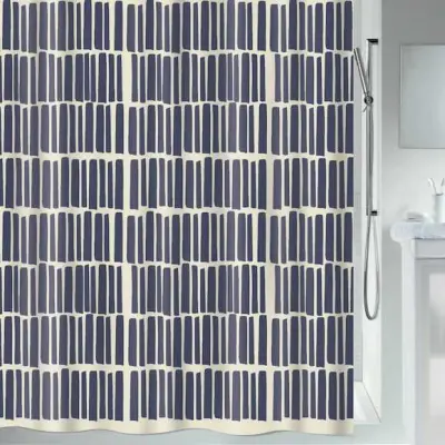 Duschdraperi Spirella Naho Blue 180x200 cm