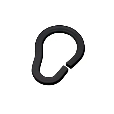 DUSCHDRAPERIRING SVART SB | Beijerbygg Byggmaterial