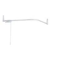 DUSCHDRAPERISTÅNG COMBI 112 U-FORM/L-FORM VIT 765X120X50MM | Beijerbygg Byggmaterial