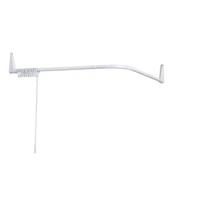 DUSCHDRAPERISTÅNG COMBI 112 U-FORM/L-FORM VIT 765X120X50MM | Beijerbygg Byggmaterial