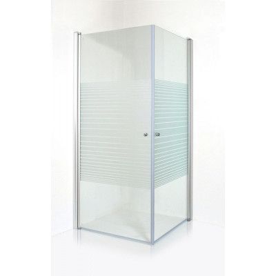 Duschhörn Arredo Emma 900 x 900 CS Rak Frostrandig Matt Profil