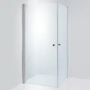 Duschhörn Duschbyggarna Twin De Luxe Klarglas