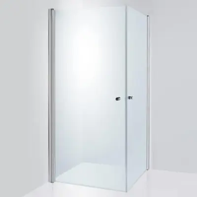 Duschhörn Duschbyggarna Twin De Luxe Klarglas