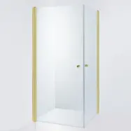 Duschhörn Duschbyggarna Twin De Luxe Klarglas