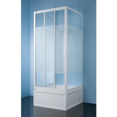 Duschhörn för enkelvägg - Classic - 3 skjutdörrar - 80x80x213 cm