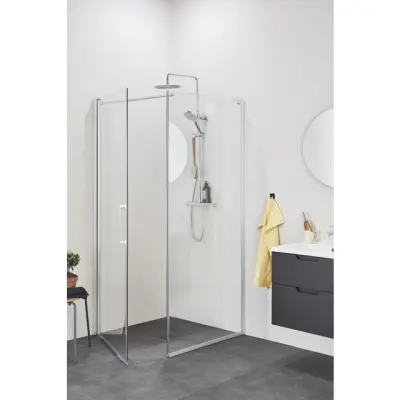 DUSCHHÖRN FROST CONCEPT VÄGG 1150 KLAR DÖRR 900 KLAR | Beijerbygg Byggmaterial