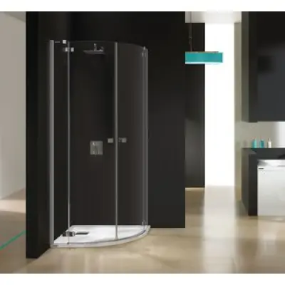 Duschhörn Halvrunt TX - 6mm glas - 80x80x195 cm