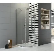 Duschhörn Halvrunt TX -  6mm glas