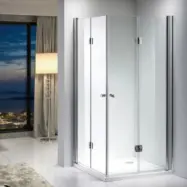 Duschhörn med vikbara dörrar