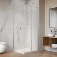 Duschhörn Strømberg Noma 195 Fast Vägg + Vikbar Dörr