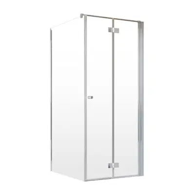 Duschhörn Strømberg Noma 195 Fast Vägg + Vikbar Dörr