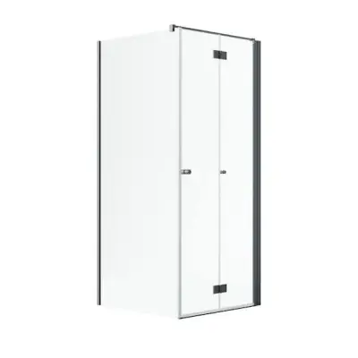 Duschhörn Strømberg Noma 195 Fast Vägg + Vikbar Dörr