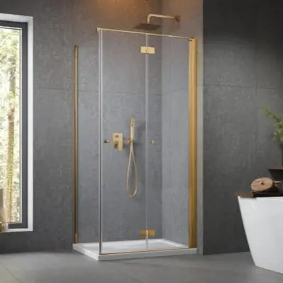 Duschhörn Strømberg Noma 195 Fast Vägg + Vikbar Dörr