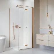 Duschhörn Strømberg Noma 195 Fast Vägg + Vikbar Dörr