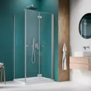 Duschhörn Strømberg Noma 195 Fast Vägg + Vikbar Dörr