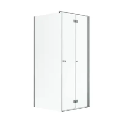 Duschhörn Strømberg Noma 195 Fast Vägg + Vikbar Dörr