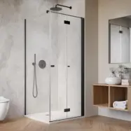 Duschhörn Strømberg Noma 195 Fast Vägg + Vikbar Dörr