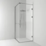 Duschhörn Svedbergs Langfoss Kombi 230 med Linjeglas och Hylla