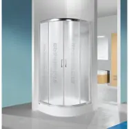 Duschhörn TX Halvrund - 4mm glas (skjutdörrar)