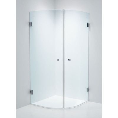 Duschhörna Duschbyggarna Corny Design 800X800 Klarglas