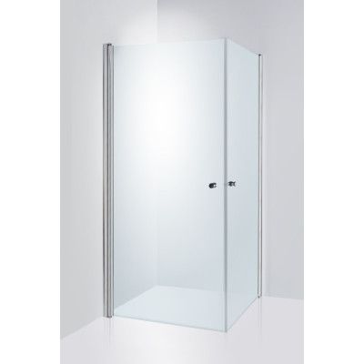 Duschhörna Duschbyggarna Twin De Luxe 900X900 Krom Klarglas