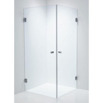 Duschhörna Duschbyggarna Twin Design 900X900 Secret /Frostad rand