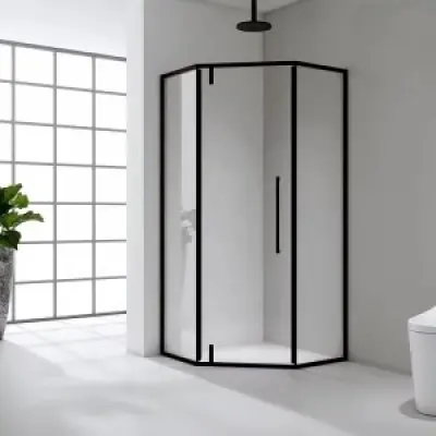 Duschhörna Lisbon - Svart