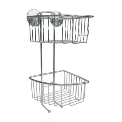 Duschhylla Demerx Solid Hörnhylla 2-plan