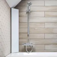 Duschhylla Macro Design Hide för Hörn